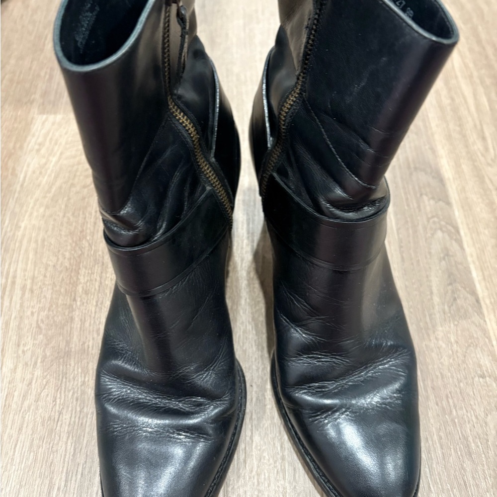 Cole Haan Nike Air genuine leather ankle boots